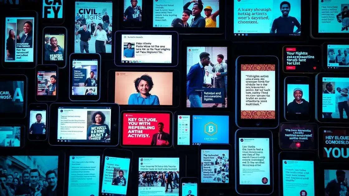 Impact of social media on civil rights awareness