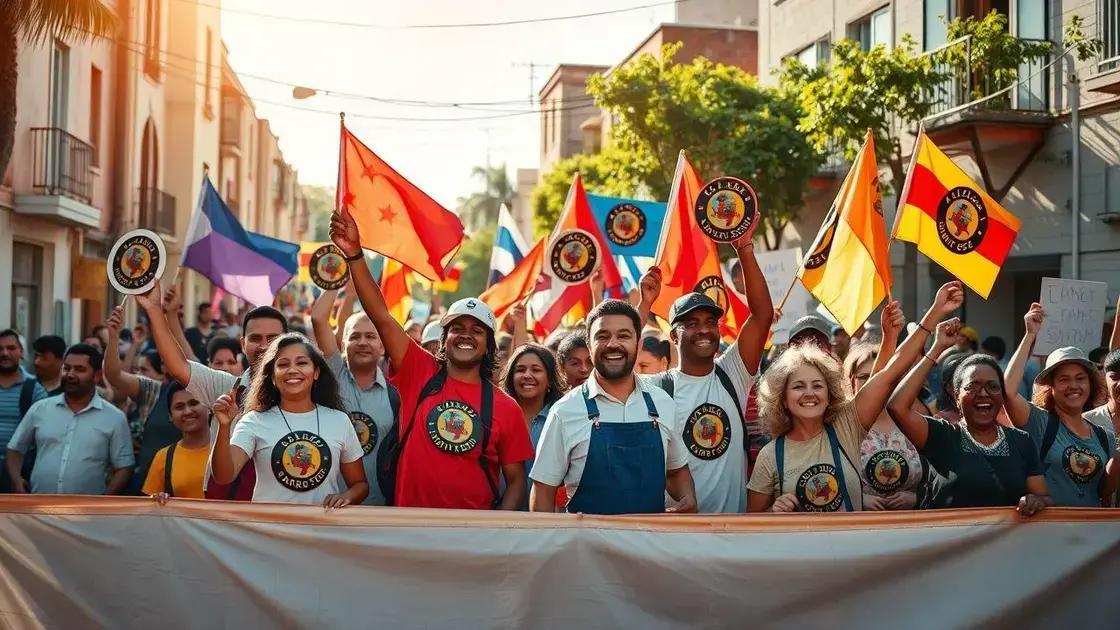 Impact of labor movements on society