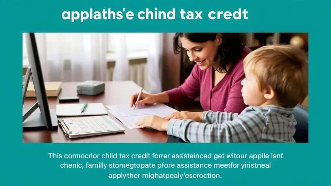 How to apply for the child tax credit