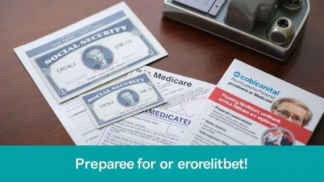 Documents needed for the Medicare enrollment process