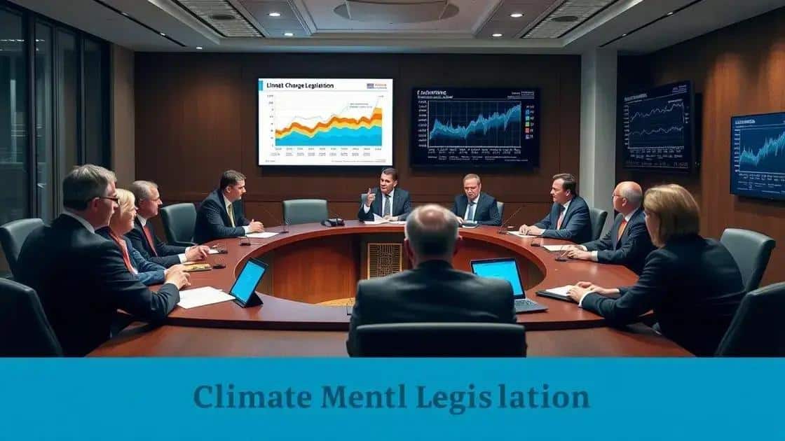 The impact of climate change on legislation