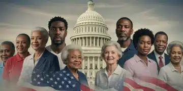 Diverse Americans benefiting from federal aid package 2025