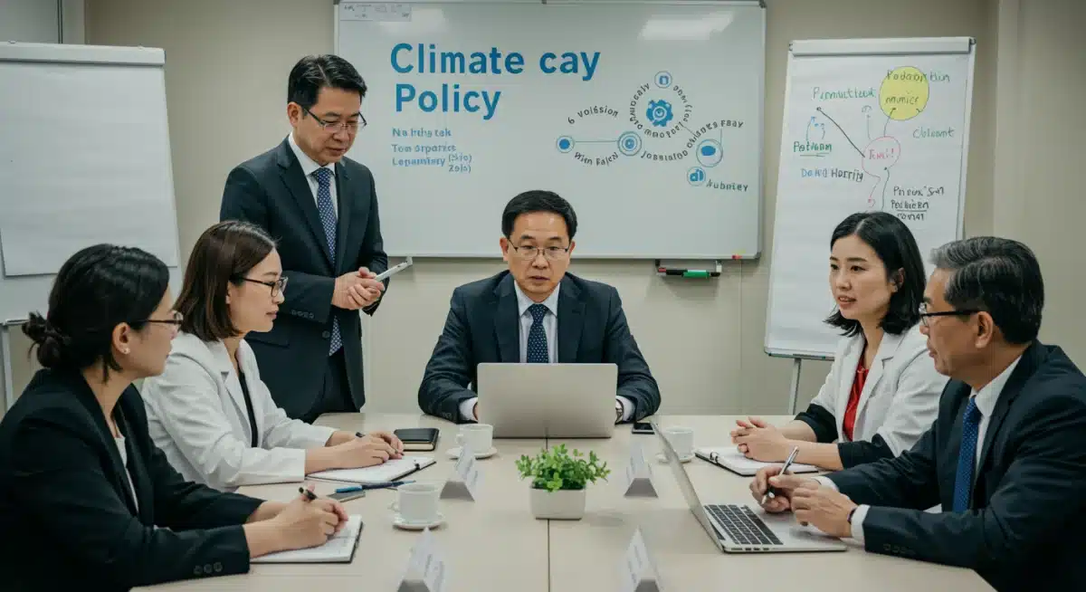 Stakeholders discussing climate policy implementation strategies for 2025 executive order.