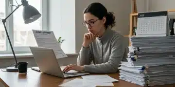 Person researching unemployment benefits on a laptop in 2026