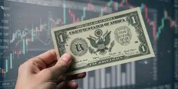 Hand holding U.S. Treasury bond certificate with 2026 and 4.8% yield visible