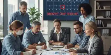 Workers' compensation lawyer explaining benefits to injured employees in 2026.