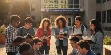 Students discussing federal student aid changes for 2026-2027